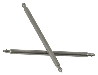 Minott Federstege | 2x Edelstahl silbern Ø 1,5mm Extra lang | 34095 , Stift-Länge: 27 mm