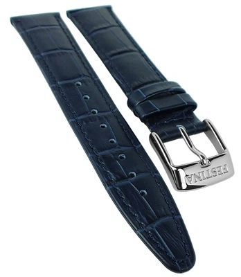 Festina Automatik → Uhrenarmband 20mm Leder in blau → F16974 F16975/2