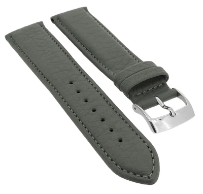 Barington Imperator Uhrenarmband Rindleder grau wasserabweisend 34767
