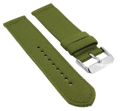 Festina • Retro Uhrenarmband 22mm Textilband grün Textil Naht • F6859