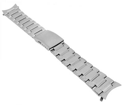 Casio Edifice Chrono ► Uhrenarmband 22mm Edelstahl silbern ► EFR-558DB