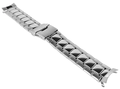 Festina Uhrenarmband 21mm | Edelstahl silbern matt/glanz F16635 F16059