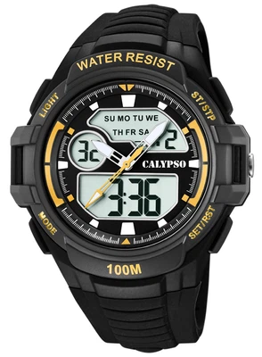 Calypso ► Armbanduhr Analog Digital Quarz schwarz Kunststoff ► K5770