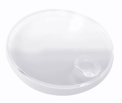Saphirglas > Uhrenglas 1,6mm mit Lupe + Dichtung rund > passend zu RLX