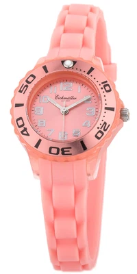Eichmüller > Kinderuhr Silikon rosa Kunststoff analog Quarzuhr > 3ATM