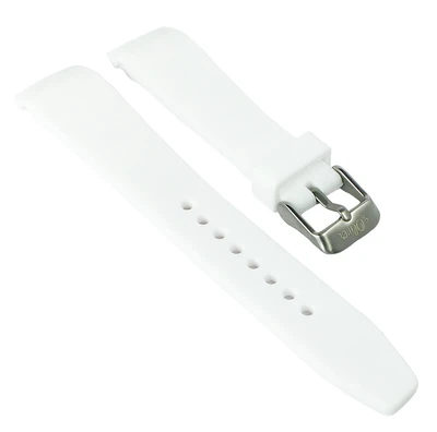 s. Oliver Kinderuhr | Uhrenarmband Silikon weich glatt weiß SO-3635-PQ