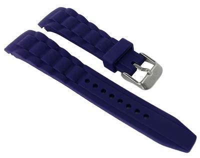 s. Oliver ► Uhrenarmband blau Silikon weiches Band ► SO-1989-PQ