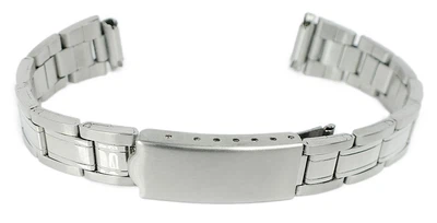 Minott Uhrenarmband Edelstahl Teleskopanstoß 10mm - 14mm silberfarben