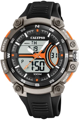 Calypso Herrenuhr | Kunststoffband & Gehäuse Ø 51 | mehrfarbig K5779/5