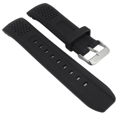 Calypso Herren Uhrenarmband schwarz Lochmuster Kautschuk K5774/4 K5774