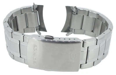 Casio Edifice Uhrenarmband 22mm Edelstahl silbern > EFR-552D ⇒ EFR-552