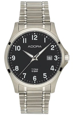 Adora Titan Armbanduhr Herren Ø 38mm Datumsanzeige Analog 10 BAR Datum