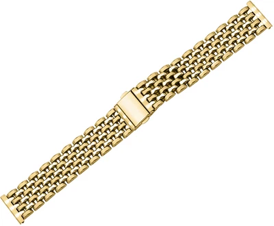 Minott Uhrenarmband Edelstahl/ PVD gelbgoldfarben matt/ glänzend