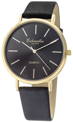 Eichmüller Herren Armbanduhr Ø 40mm Uhrenarmband Datumsanzeige Analog