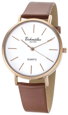 Eichmüller Herren Armbanduhr Ø 40mm Uhrenarmband Datumsanzeige Analog