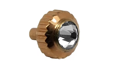 Candino Flower | Uhrenkrone Edelstahl rosegoldfarben mit Stein | C4374