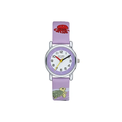 Adora Youngline | Kinderuhr Quarz Metallgehäuse lila Band | Ø 27mm