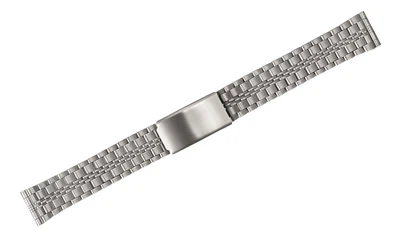 Stalux Uhrenarmband 18mm 20mm > Edelstahl silbern matt Verlauf