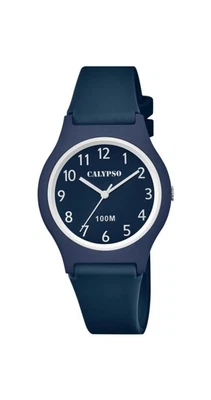Calypso | analoge Kinderuhr Ø 34 dunkelblau Quarz Kunststoff | K5798/4
