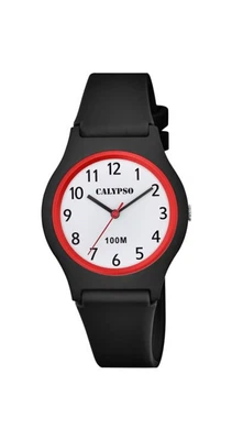 Calypso | analoge Kinderuhr Ø 34 schwarz Quarz Kunststoff | K5798/6