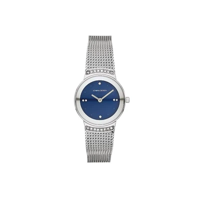 Adora Design Damenuhr Ø 26mm Edelstahl silberfarben analog Quarzwerk