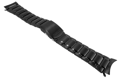 Citizen Eco Drive Uhrenarmband 23mm Edelstahl schwarz 4-S090806