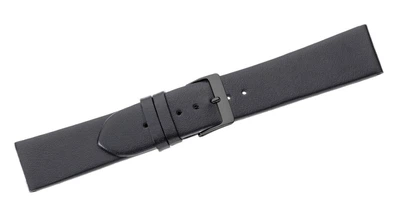 Eichmüller O-Band Uhrenarmband Vegan schwarz aus Ananasblätter glatt