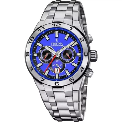 Festina Chrono Bike Armbanduhr Edelstahl Datum 10Bar F20670/3
