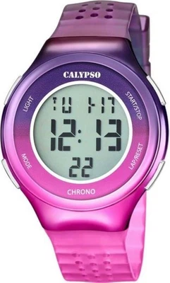 Calypso Color Splash Collection Armbanduhr lila/pink Datum K5841/6