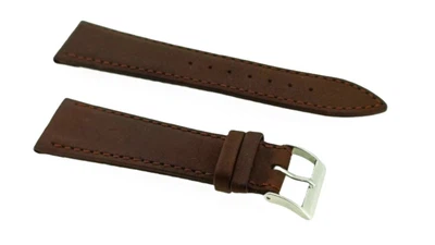 Minott | Uhrenarmband 22mm Leder Soft Nappa braun Waterproof