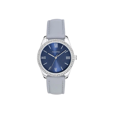 Adora Trends Damenuhr Quarzwerk analog Edelstahlgehäuse 5 BAR