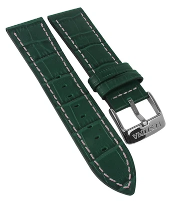 Festina | Uhrenarmband Leder grün Krokoprägung helle Naht | F20692/3
