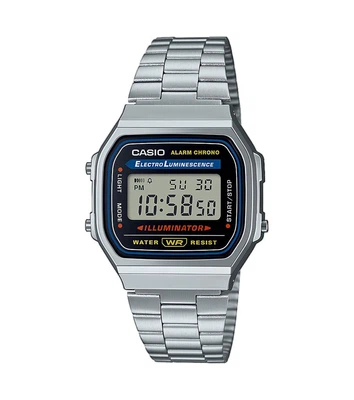 Casio Collection der Klassiker der 80-ziger Jahre A168WA-1YES 3298