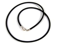 Minott Kautschuk-Band Kette Halsband schwarz ca. 50cm 9992