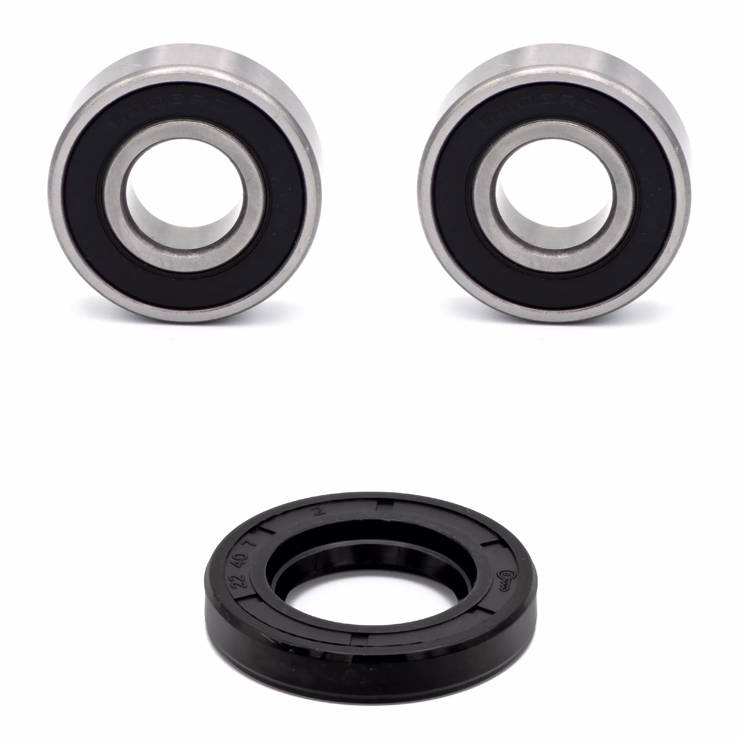 Rodamiento de rueda delantera para Suzuki BANDIT GLADIUS GSX-F SV-S V-STROM PPS01702 Rodamientos de rueda sellados para el eje delantero como juego de piezas de recambio en calidad de equipamiento original para su vehículo