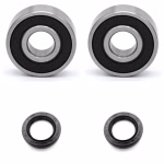 Front wheel bearing for Honda ADV ANC BEAT CLICK CRF CT CUB VARIO XRM PPS01712 Sealed wheel bearings for the front axle as spare part set in OEM quality for your vehicle