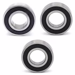 Roulement de roue avant pour Harley Davidson DYNA POLICE SOFTAIL TOURING PPS01862 roulements de roue étanches pour l'essieu avant en tant que kit de pièces de rechange en qualité d'origine pour ton véhicule