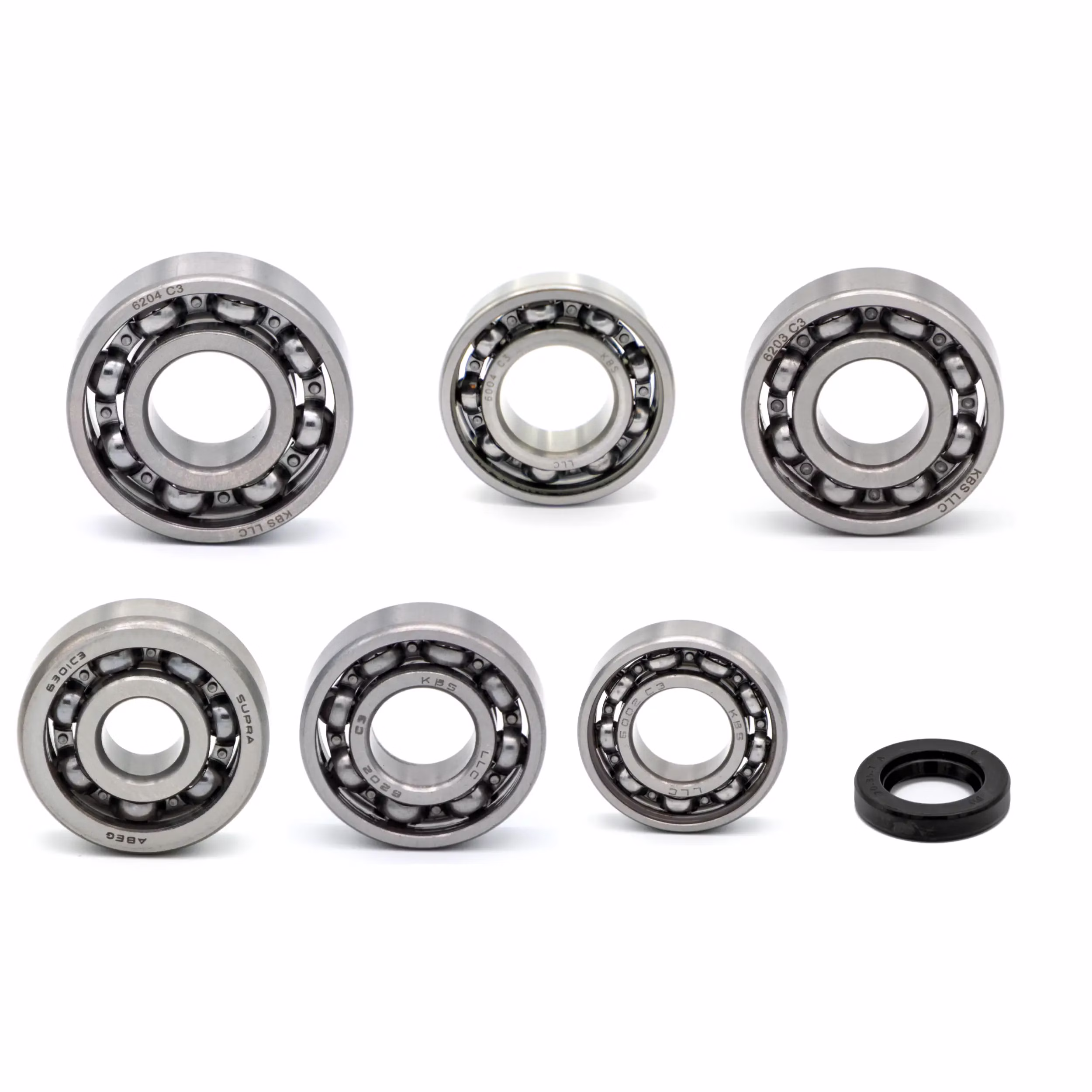 Gearbox bearing for Daelim Besbi Delfino PPS02129 the ball bearings and oil seals in OEM quality are suitable for the maintenance of your vehicle