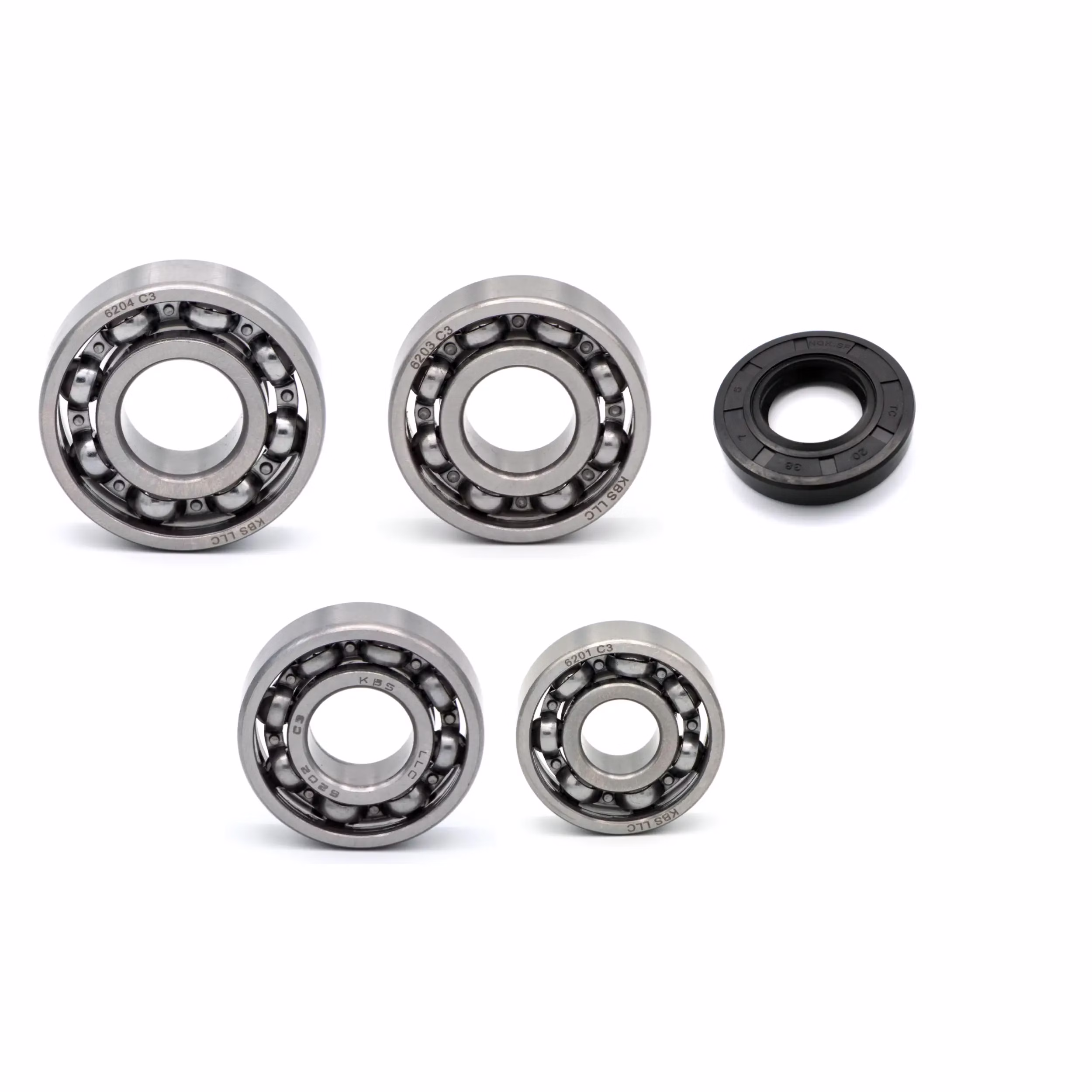 Gearbox bearing for Yamaha TTR TTR125EX TTR125L TTR125LE TTR125LEX TTR125LX TTR125X PPS02234 the ball bearings and oil seals in OEM quality are suitable for the maintenance of your vehicle