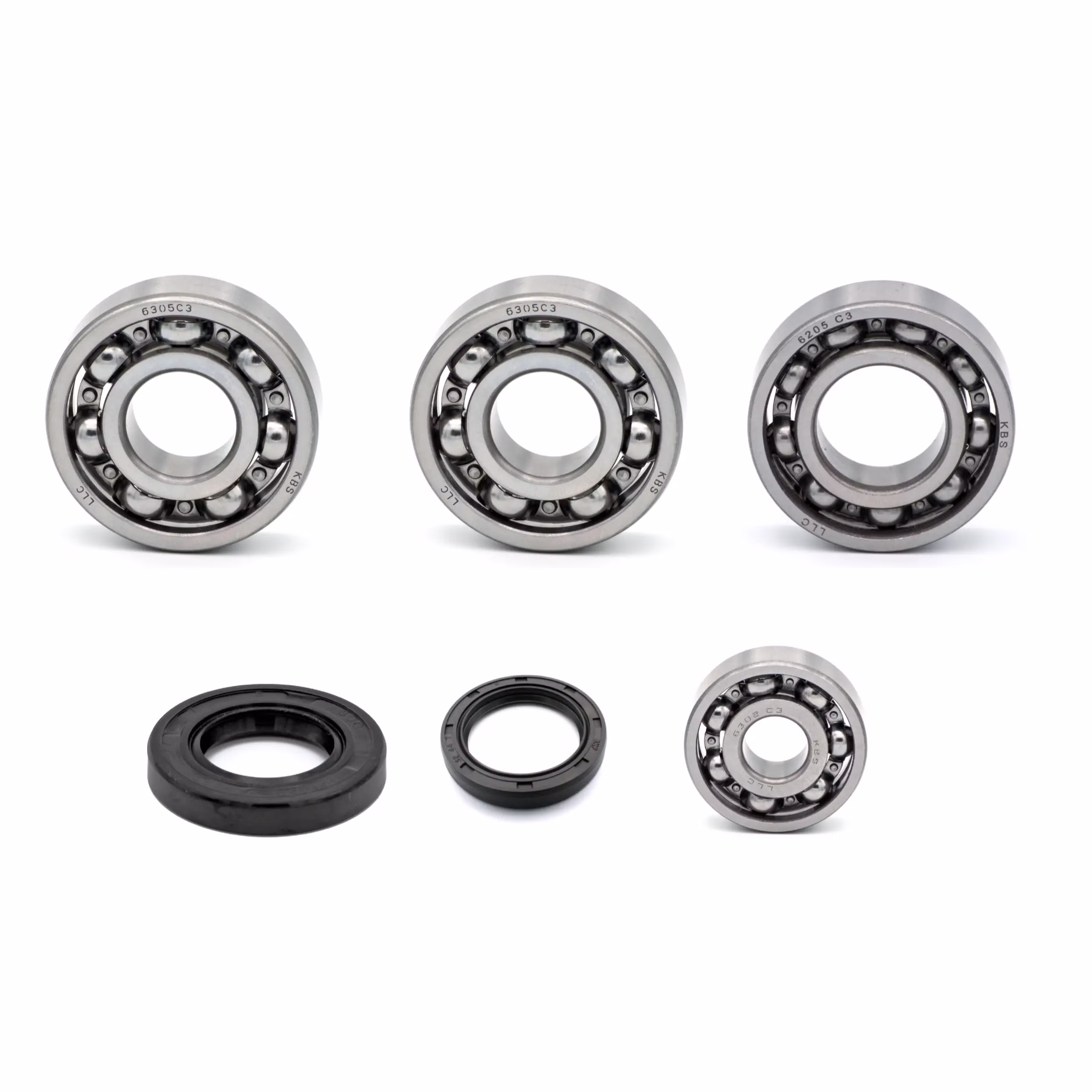 Crankshaft bearing for Crankshaft bearing for Yamaha DT125E DT125R DT125R-150PS- DT125R-214PS- DT125RE DT125X PPS02263 the ball bearings and oil seals in OEM quality are suitable for the maintenance of your vehicle