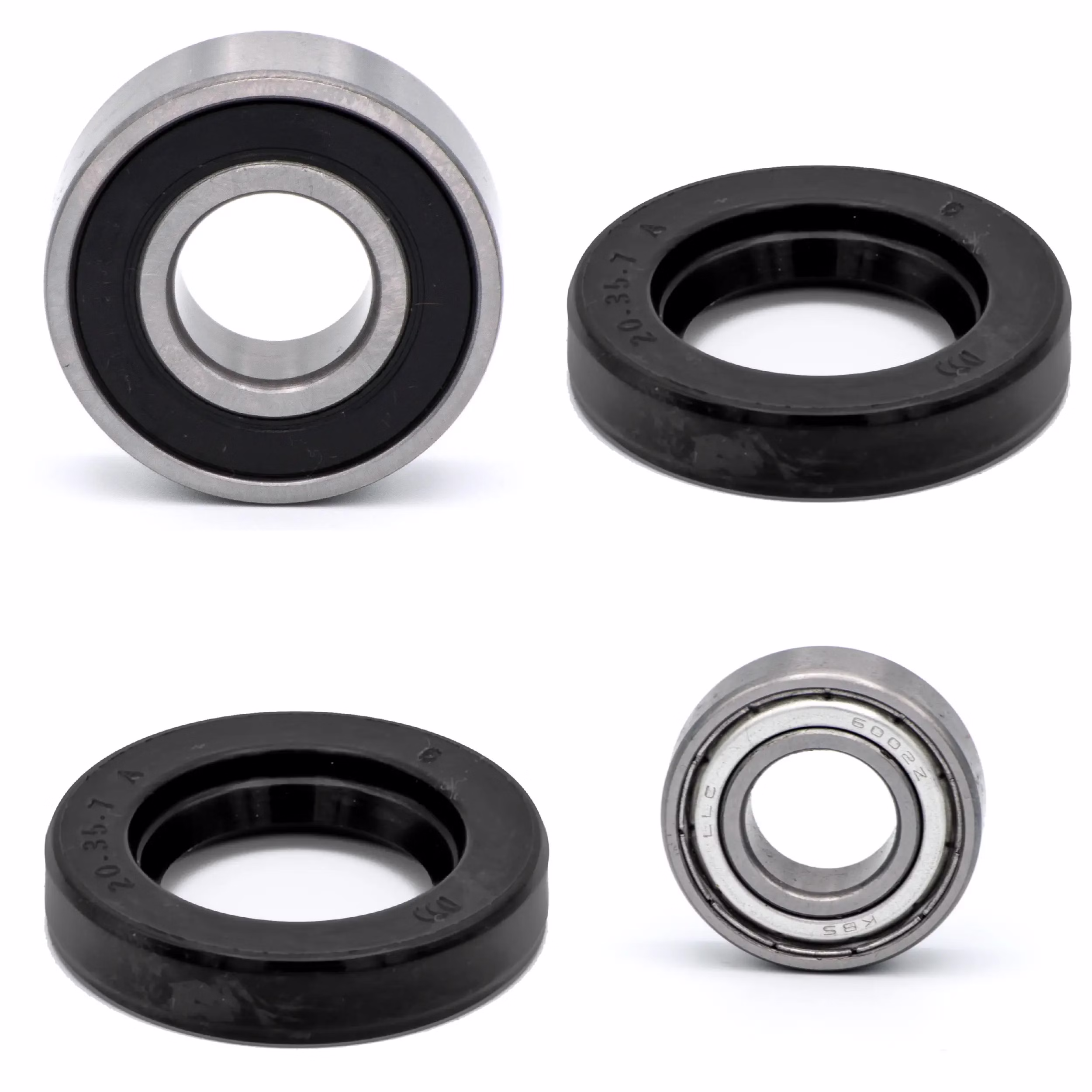 Radlager hinten kompatibel mit Yamaha YZ80 YZ80E YZ80F YZ80G YZ80H YZ80K YZ80L YZ80LC YZ80LW PPS02344 abgedichtete Radlager für das Hinterrad als Ersatzteil Set in Erstausrüsterqualität für dein Fahrzeug