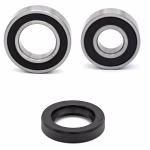 Front wheel bearing for Yamaha YF200S YFB250 YFS200 YFS200-BLASTER YFS200-YFS200J PPS02411 Sealed wheel bearings for the front axle as spare part set in OEM quality for your vehicle