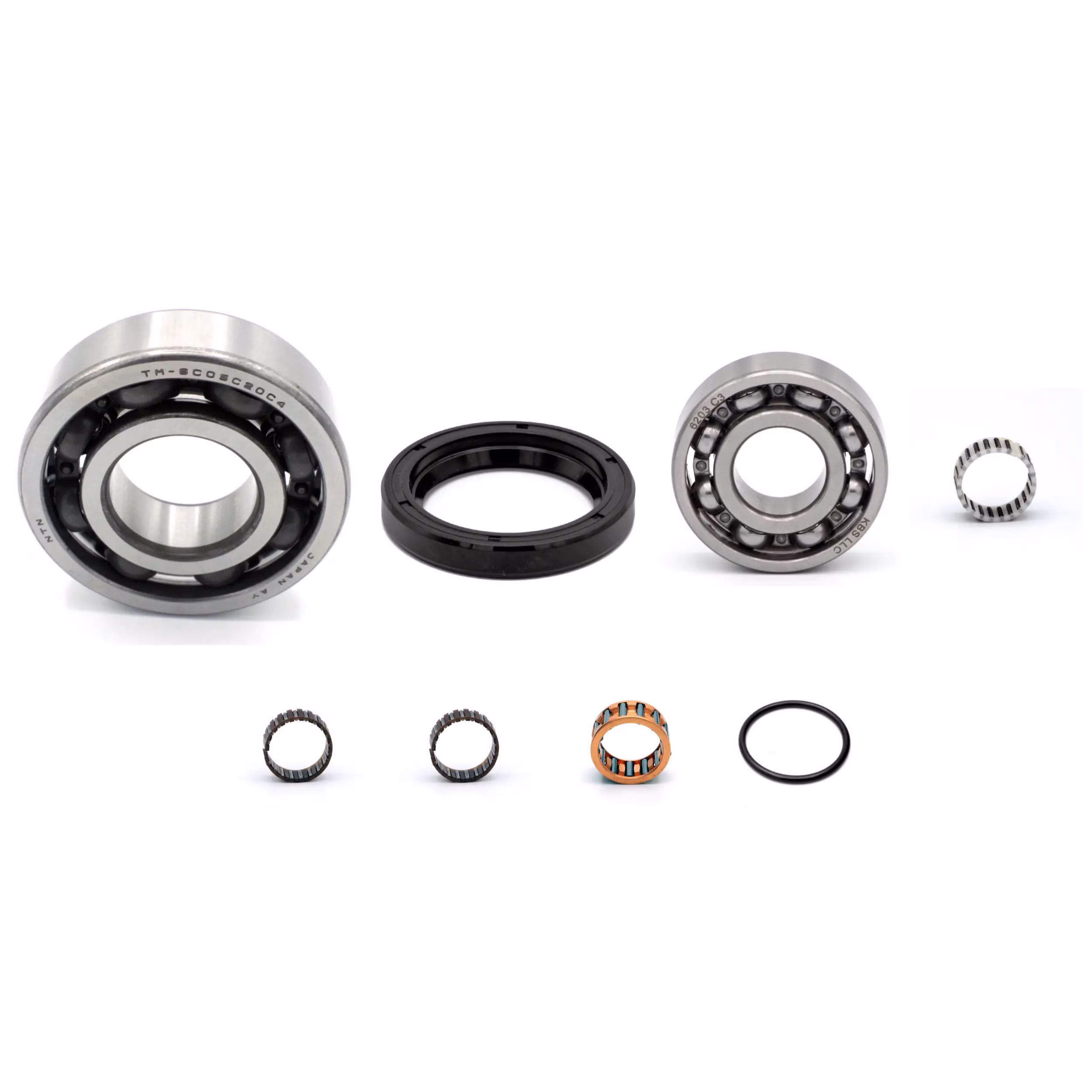 Secondary shaft gearbox bearing for KTM EXC XC XC-W PPS02494 the ball bearings and oil seals in OEM quality are suitable for the maintenance of your vehicle