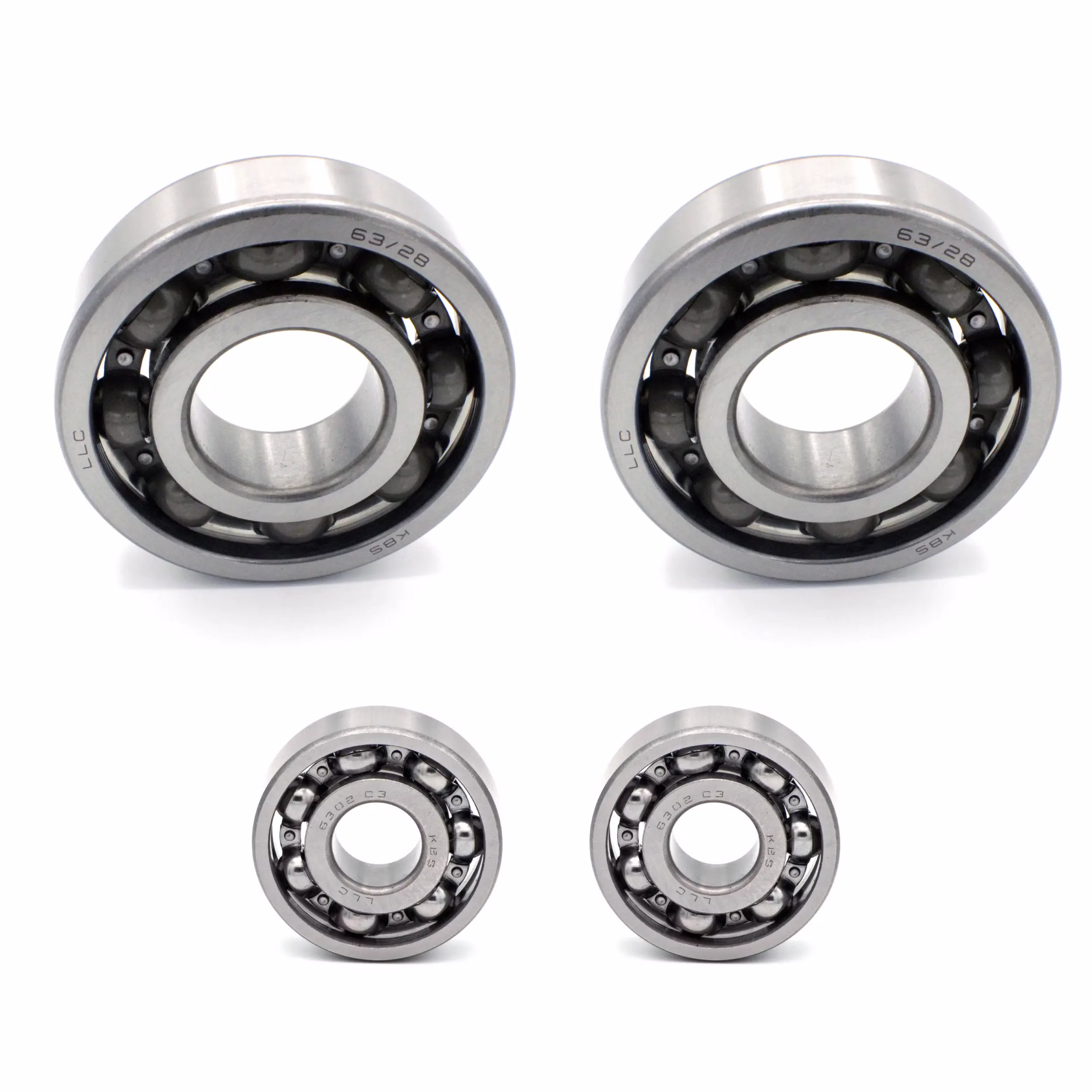 Cuscinetto dell'albero a gomiti per Cuscinetto albero motore per Yamaha YBR250 YBR250-YBR. PPS02704 I cuscinetti a sfera e i paraoli di qualità originale sono adatti alla manutenzione del vostro veicolo.