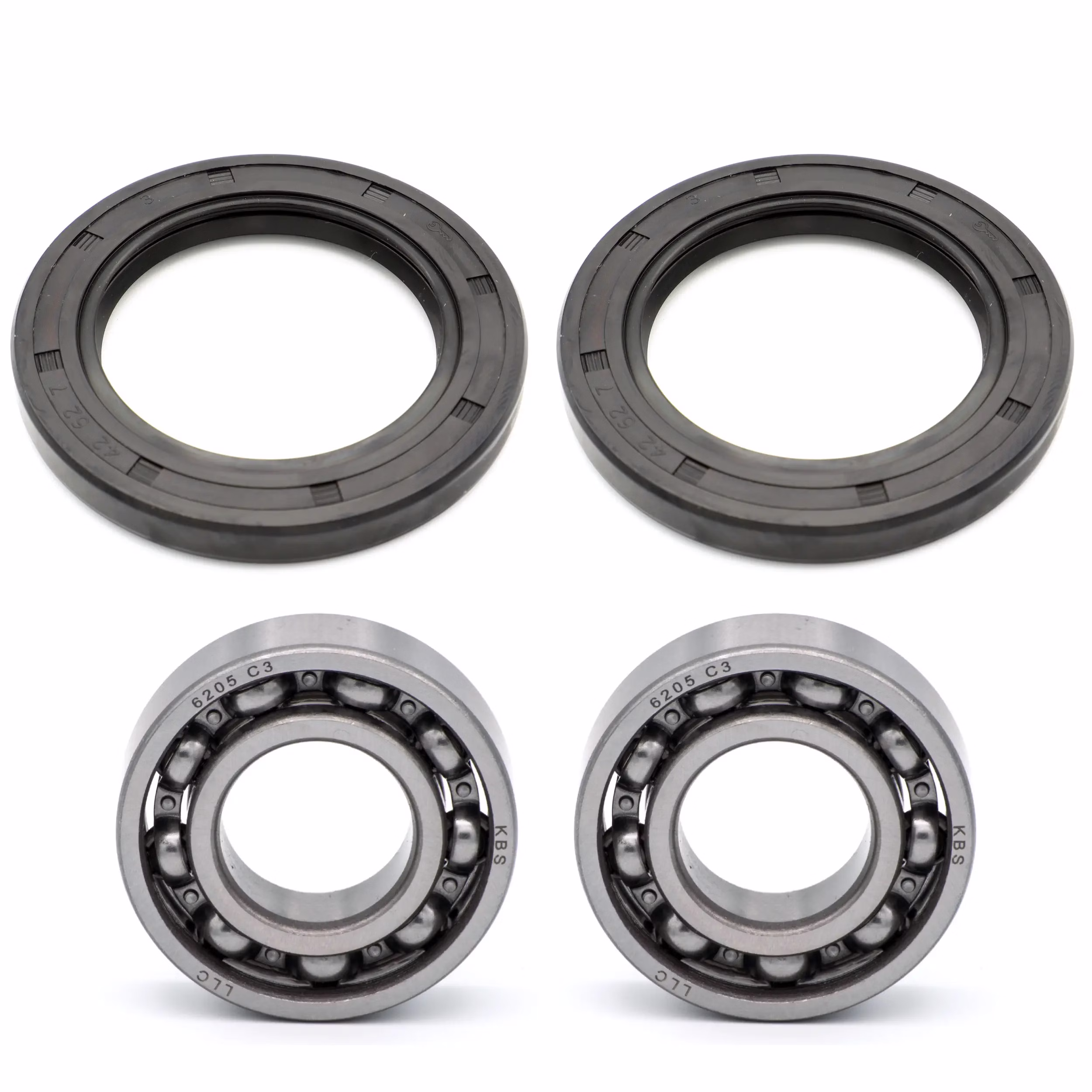 Radlager hinten kompatibel mit Suzuki OZARK QUADRUNNER PPS02911 abgedichtete Radlager für das Hinterrad als Ersatzteil Set in Erstausrüsterqualität für dein Fahrzeug