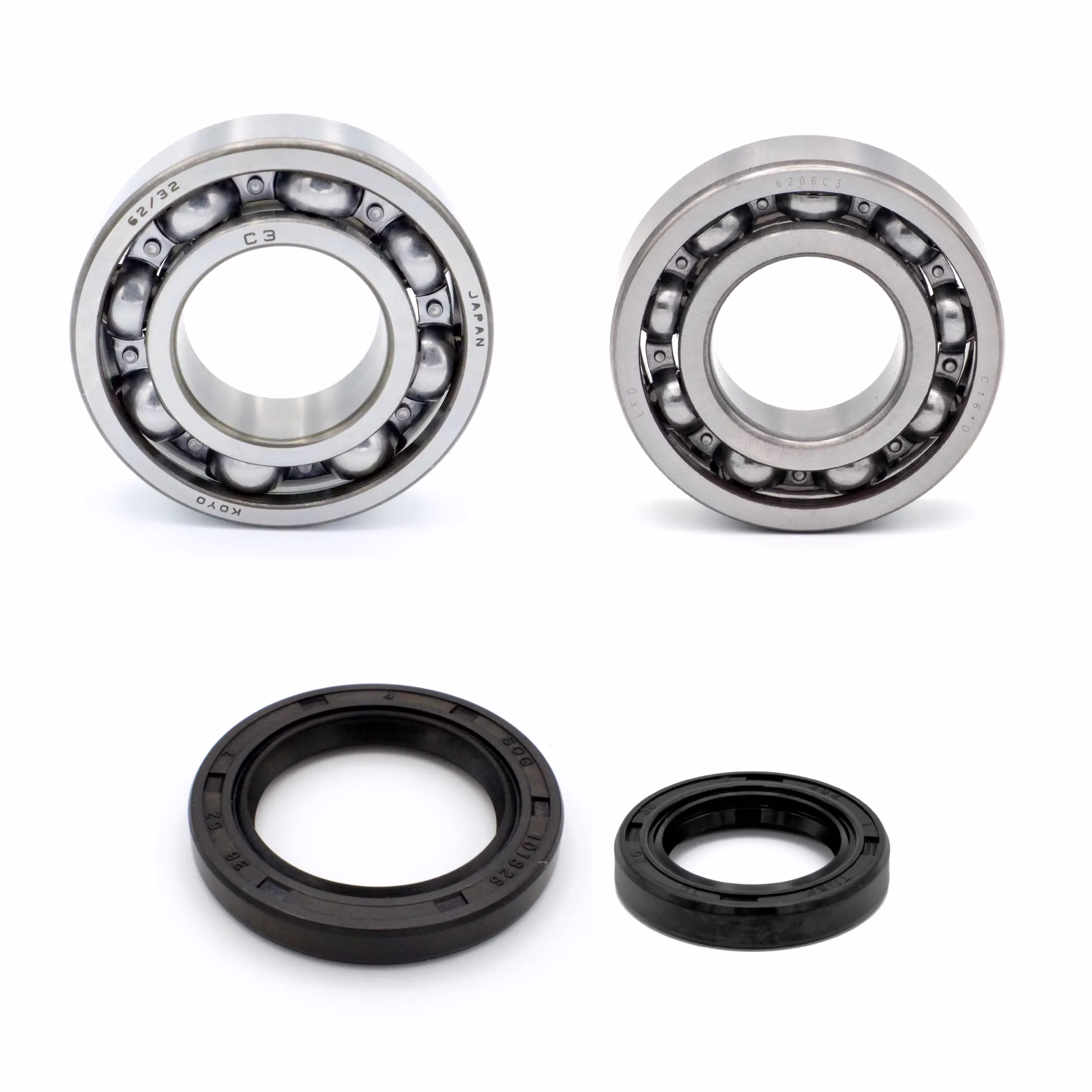 Crankshaft bearing for Crankshaft bearing for Suzuki TS-X PPS02977 the ball bearings and oil seals in OEM quality are suitable for the maintenance of your vehicle