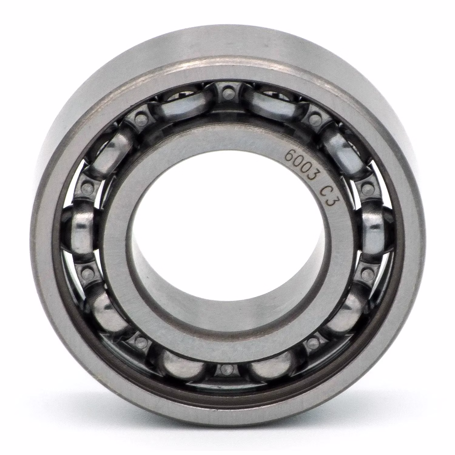 Rodamiento rígido de bolas 6003 c3 17x35x10mm DIN 625 ISO 15 PP011004 cojinete de bolas rodamiento radial extractor de la máquina de grasa rodamiento de bolas de ranura profunda eje de sellado arandela de la cubierta de caucho jaula de acero apretado suelto din 625 mesa rodamiento de rodillos lisos juego c3 c4 rodamiento de