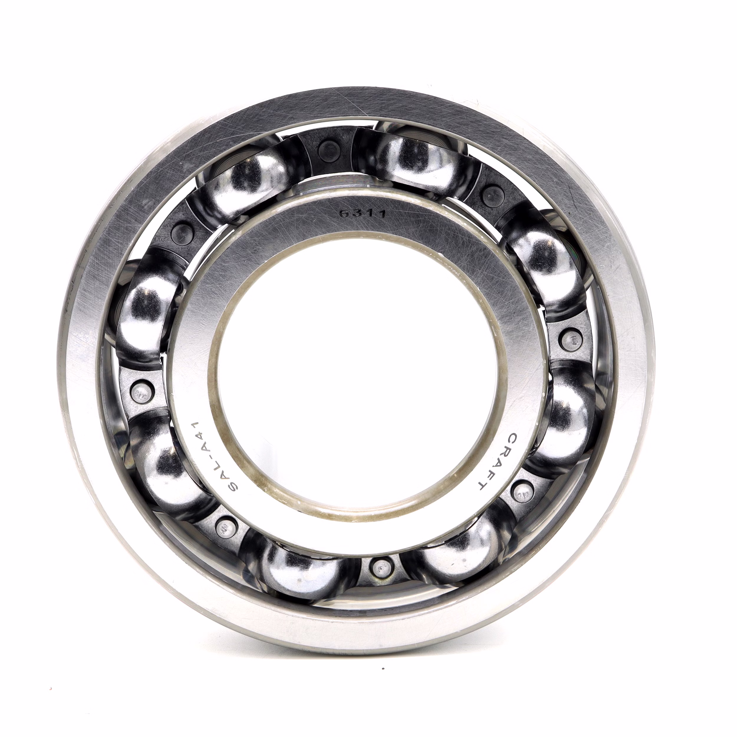 Rodamiento rígido de bolas 6311 c3 55x120x29mm DIN 625 ISO 15 PP010064 cojinete de bolas rodamiento radial extractor de la máquina de grasa rodamiento de bolas de ranura profunda eje de sellado arandela de la cubierta de caucho jaula de acero apretado suelto din 625 mesa rodamiento de rodillos lisos juego c3 c4 rodamiento de