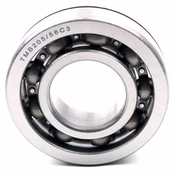 Rodamiento rígido a bolas TMB205/56 c3, 25x56x15mm, DIN 625 ISO 15, rodamiento radial de alta velocidad, baja fricción, funcionamiento suave, ideal para transmisiones de vehículos y maquinaria industrial. PP010083 rodamiento de bolas rodamiento radial extractor engrasador rodamiento rígido de bolas eje de bolas anillo obturador tapa disco caucho jaula de acero alojamiento apretado suelto din 625 tabla rodamiento cojinete de deslizamiento juego c3 c4 rodamiento de ag
