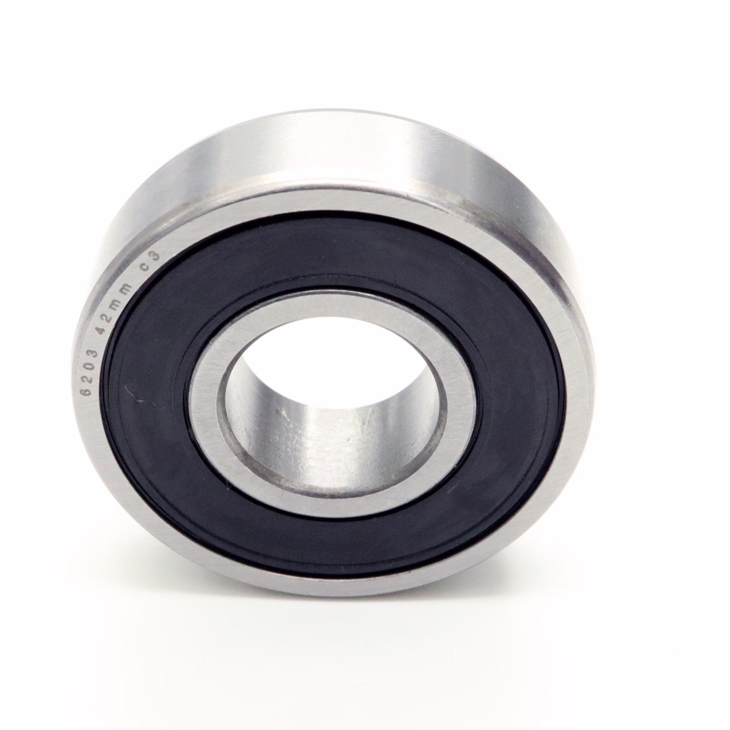 Cuscinetti a sfere a gola profonda 6203 42 mm 2RS 17x42x12mm DIN 625 ISO 15 PP010088 cuscinetto a sfere cuscinetto radiale macchina estrattore cuscinetto a grasso cuscinetto a sfere albero a sfere anello di tenuta disco di copertura gabbia in acciaio gomma alloggiamento stretto sciolto din 625 tabella cuscinetto volvente cuscinetto a stris